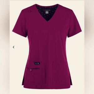 KOI Basics Becca Women’s 4 Pocket Stretch V Neck Scrub Top Size XL NWOT